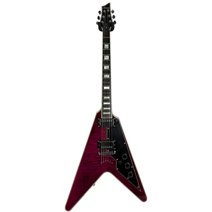 Schecter V-1 Custom 2016 - Trans Purple Burst - Pat´s Guitars