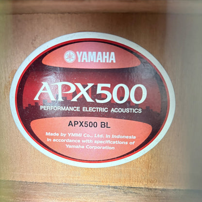 Yamaha APX500BL アコースティックギター - ブラック