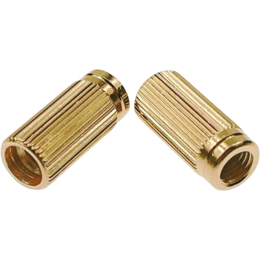 Faber TPI-C-IGG Faber 5/16-24 tommer tailpiece-indlæg (par) stål, guldbelagt, blank