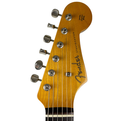 Fender MJT 60s Reissue Stratocaster - White over Sunburst - Heavy Relic