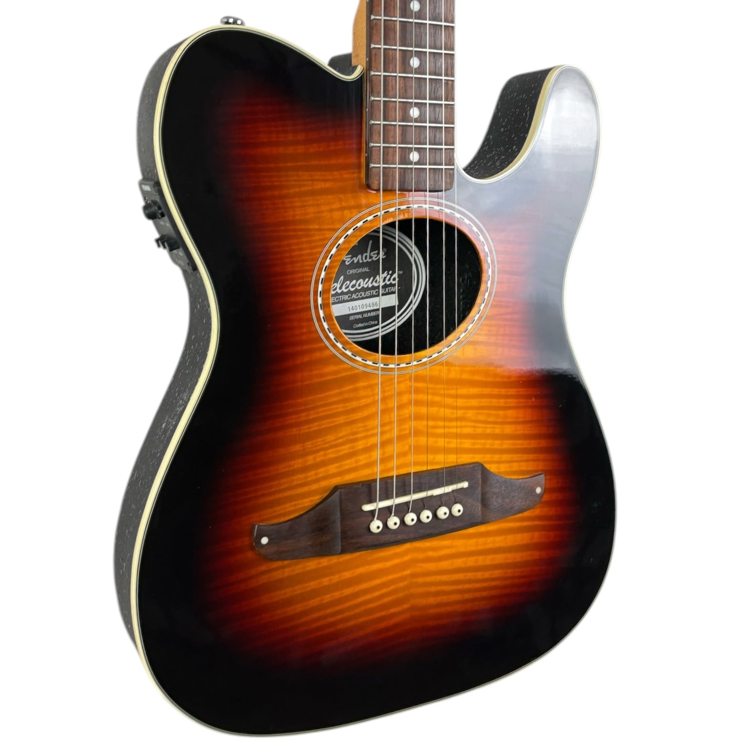 Fender Telecoustic 2014 - Flame Maple Sunburst