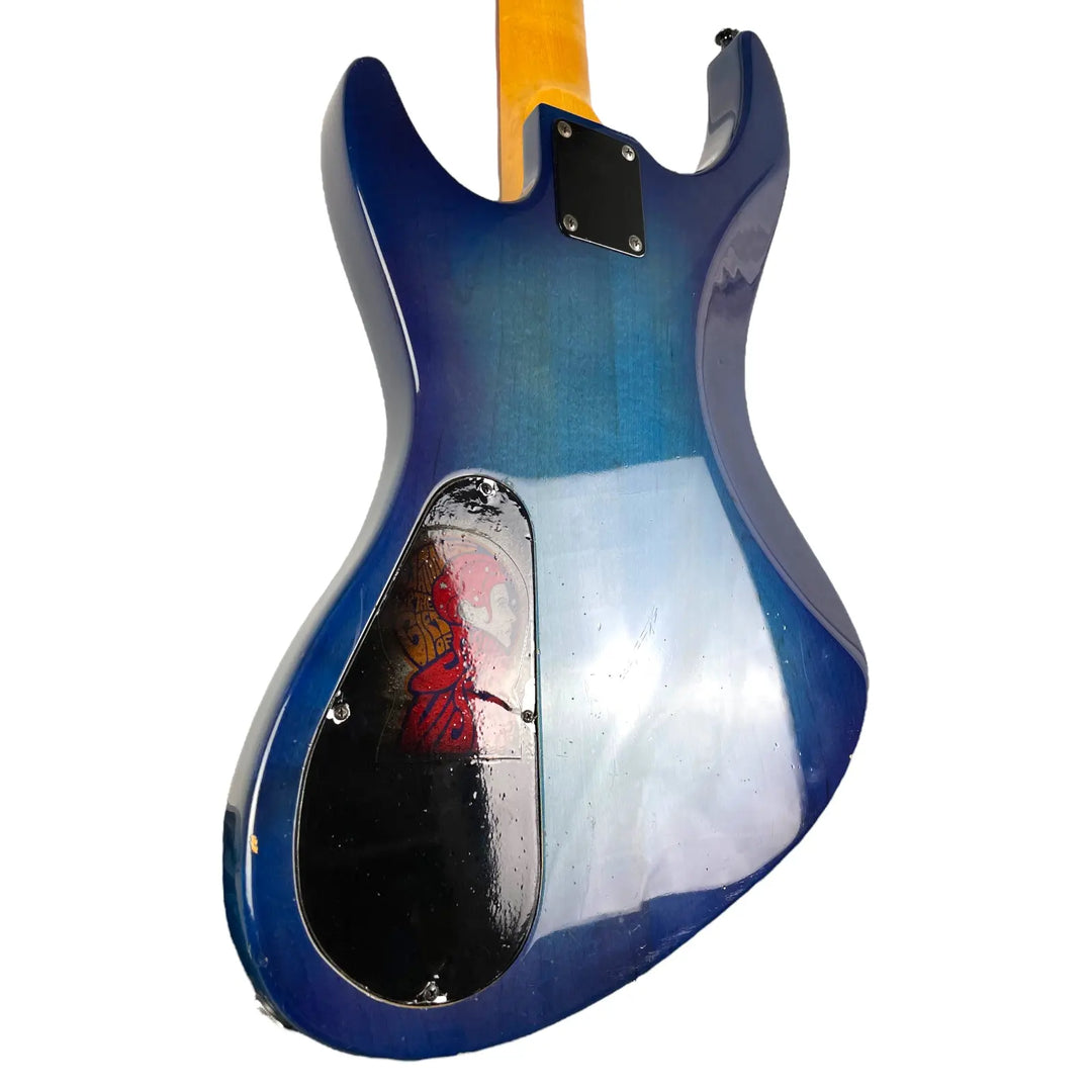 Guild Pilot Longscale Bass SB-604 1980s - Trans Blue - Pat´s Guitars