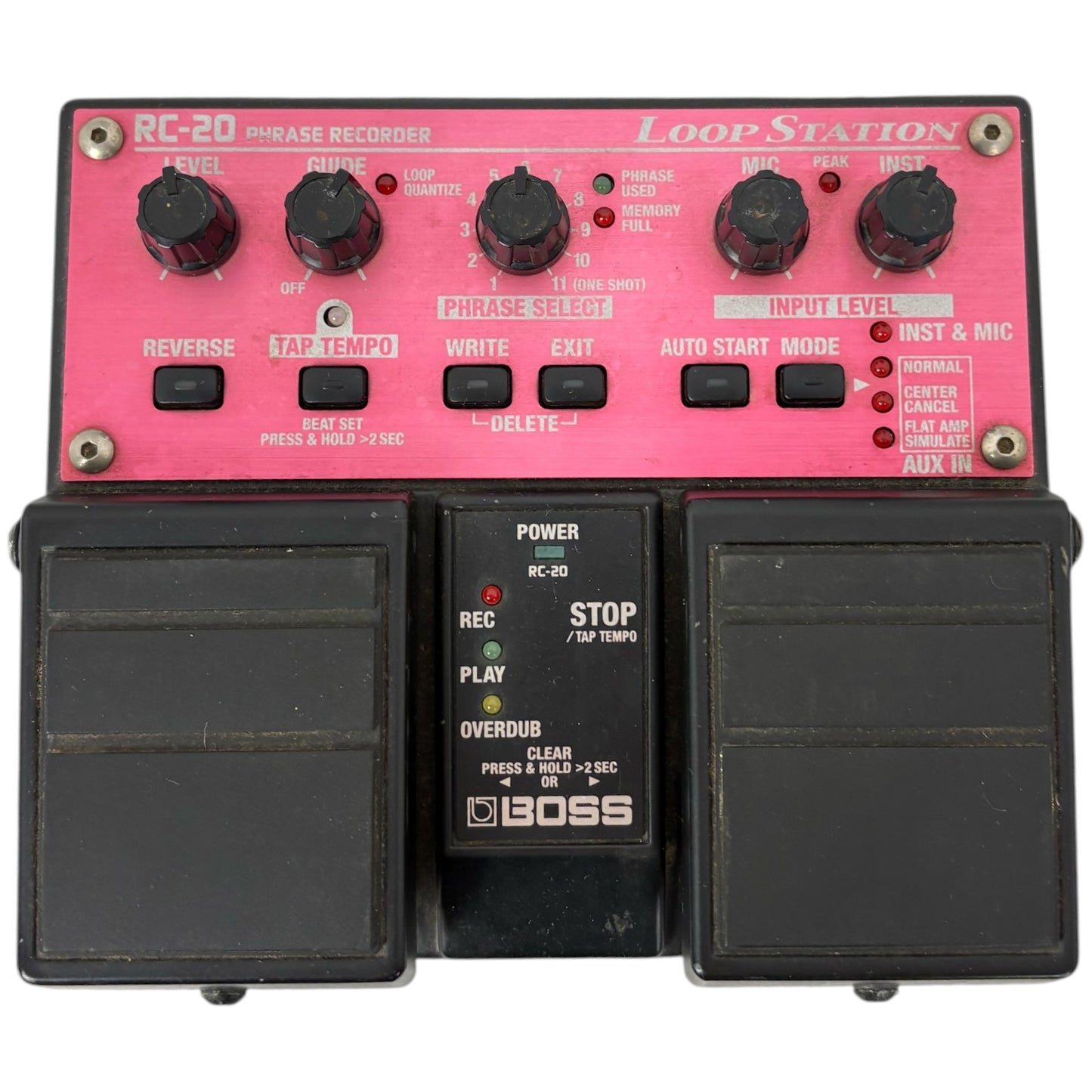 Boss RC-20 Loop Station Phrase Recorder Effektpedal - Taiwan