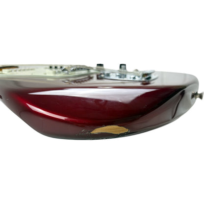 Fender Japan 66 Reissue Jaguar 2007-2010 - Candy Apple Red - Matching Headstock