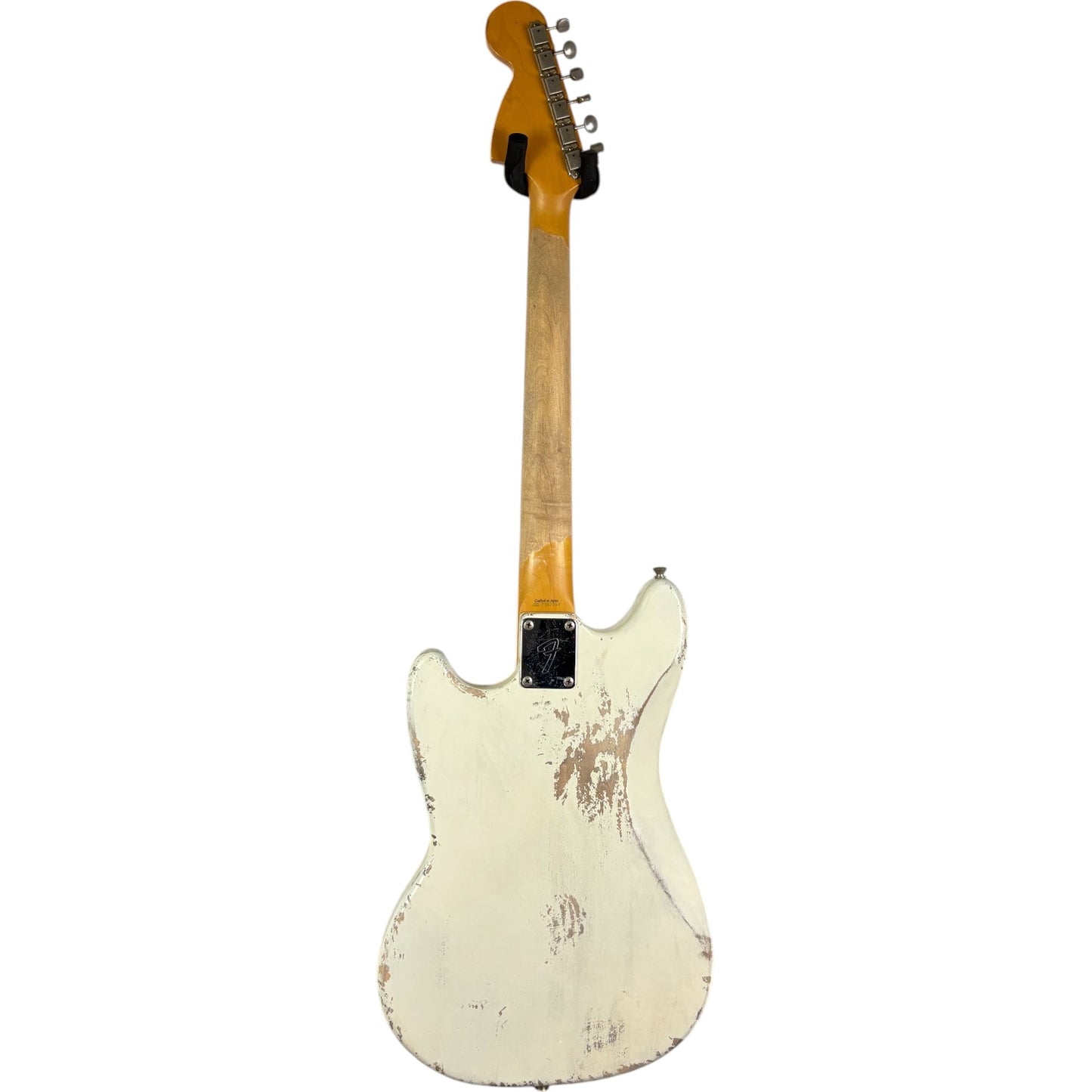 Fender Japan 69 Reissue Mustang 1993-1994 - Тежък Реликт Винтидж Бял