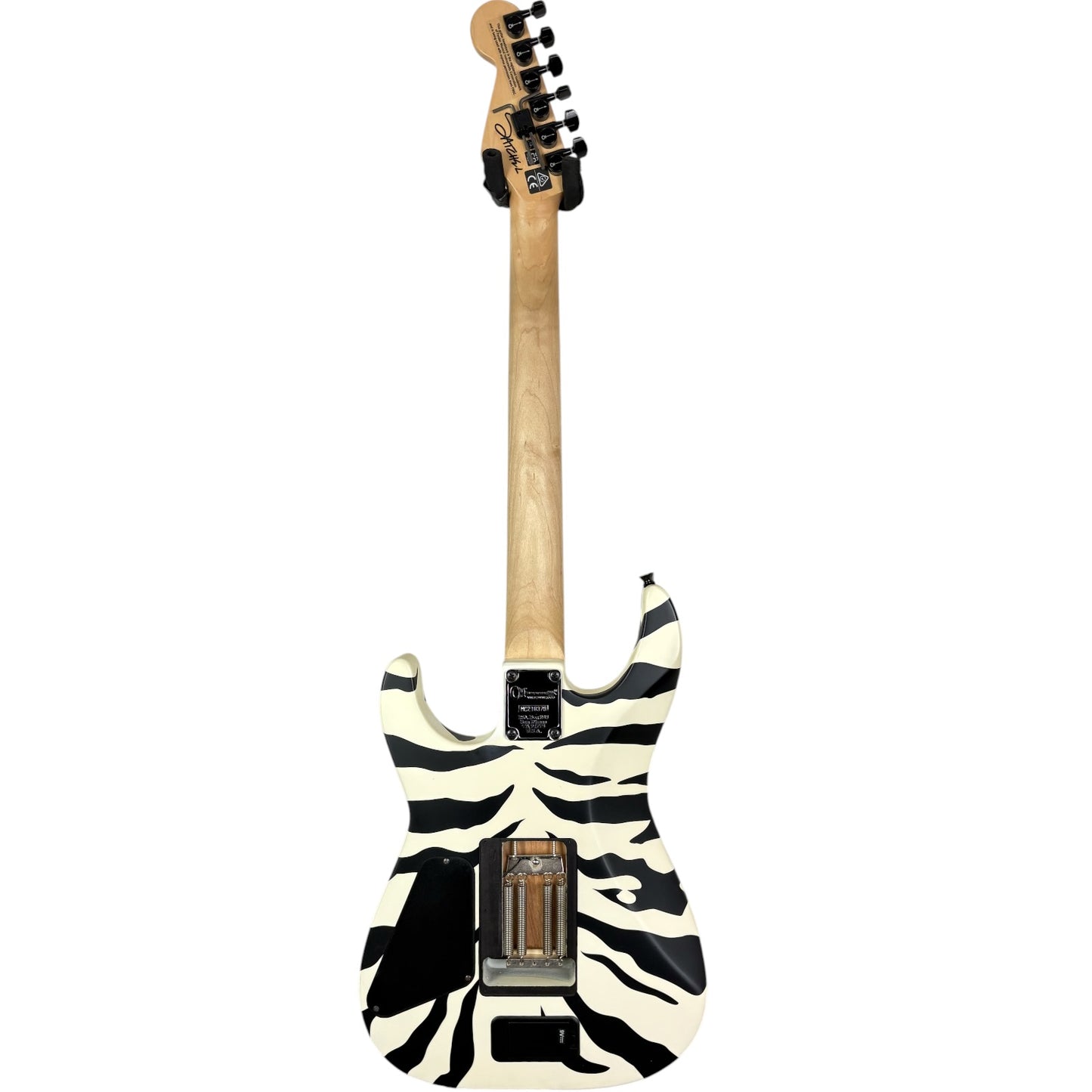 Charvel Pro Mod DK22 Satchel Signature 2021 – Сатенено бяло „Бенгалски тигър“