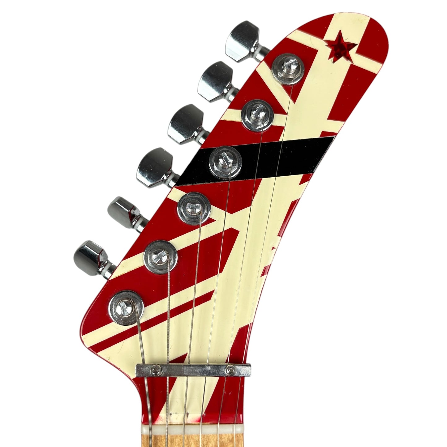 Kytara EVH 5150 Mini - červený pruhovaný
