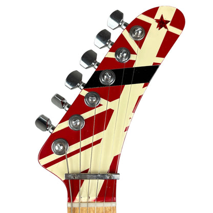 Kytara EVH 5150 Mini - červený pruhovaný