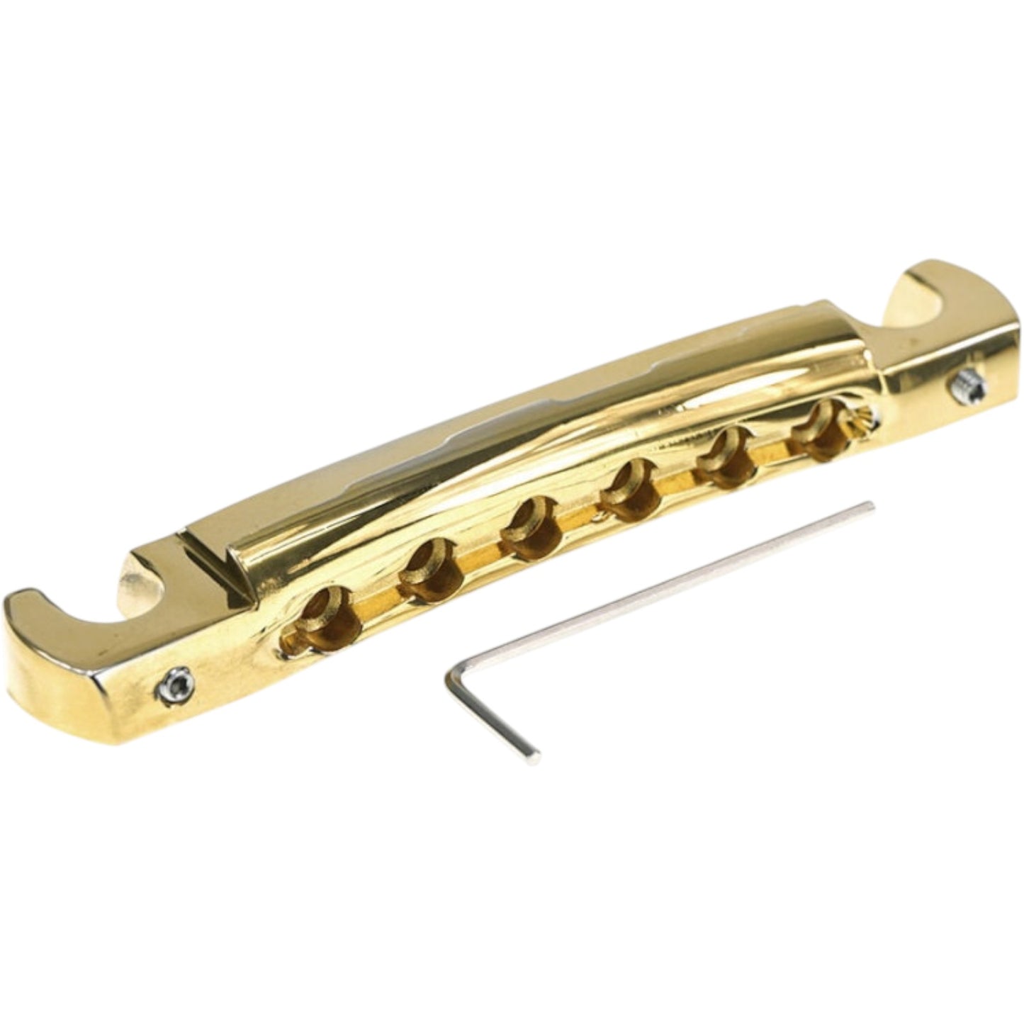 Faber TPWC-59GG Faber TPWC-'59 Vintage Spec ALU Compensated Wraparound Tailpiece, Gold, Glossy