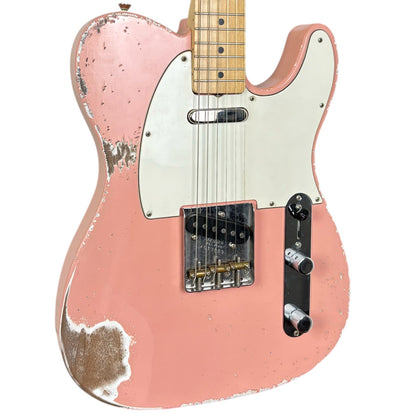Fender MJT Telecaster réédition des années 50 – Rose coquillage – Relic très marqué