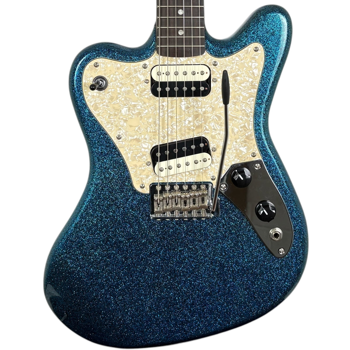 Squier de Fender Serie Paranormal Super Sonic 2021 - Azul brillante