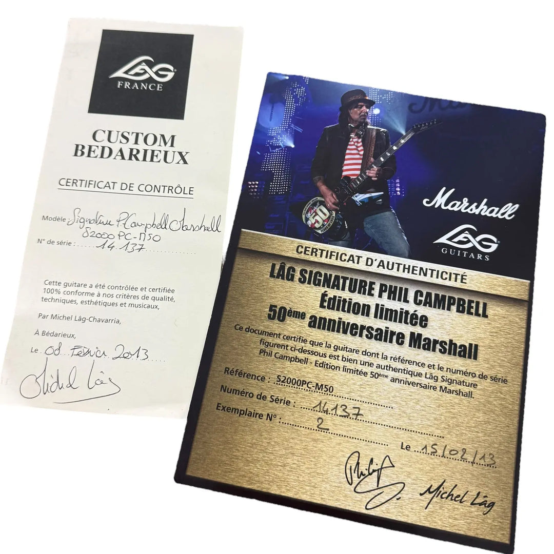 Lag Phil Campbell Signature Marshall 50th Anniversary 2013 - 1 of 50 - Pat´s Guitars