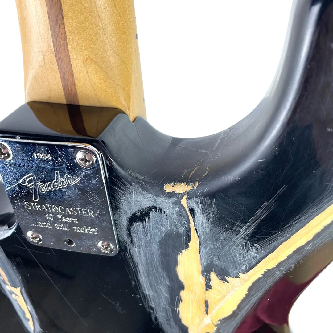 Fender 40th Anniversary American Standard Stratocaster 1994 - Black - Pat´s Guitars