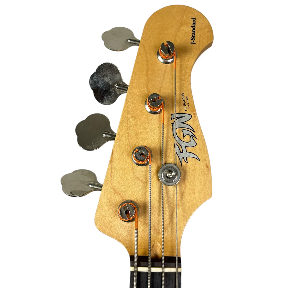 FGN Fujigen Japan J-Standard Jazz Bass 2009 - Candy Apple Red