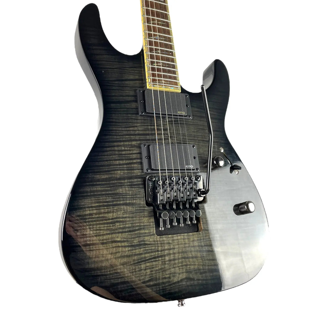ESP LTD M-1000 Deluxe 2006 - See Thru Black - Pat´s Guitars