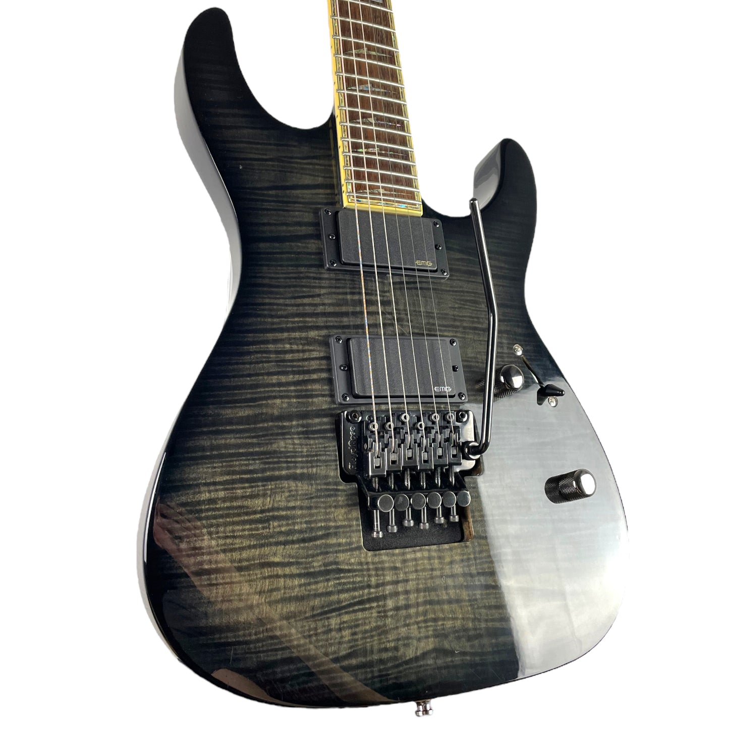 ESP LTD M-1000 Deluxe 2006 - Noir transparent