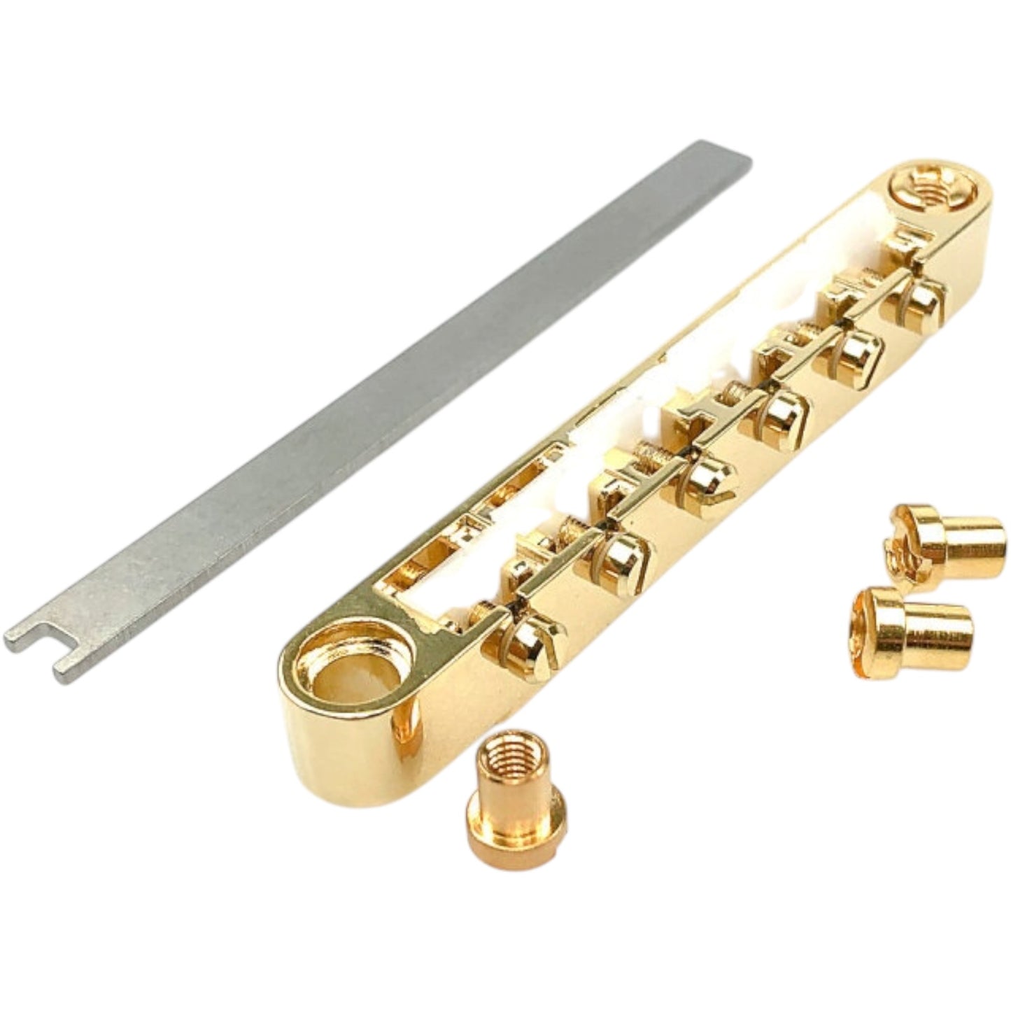 Faber ABRL-GGN ABRL Brug, pat. pend. vergrendelingssysteem, glanzend goud, nylon zadels