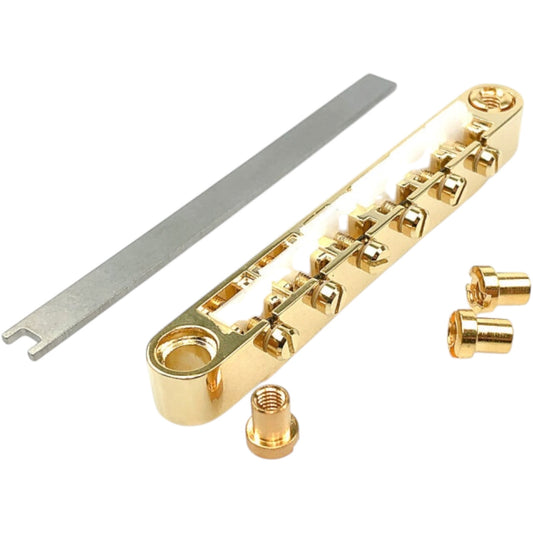 Faber ABRL-GGN ABRL Bridge, pat. pend. Locking System, Gloss Gold, Nylon saddles