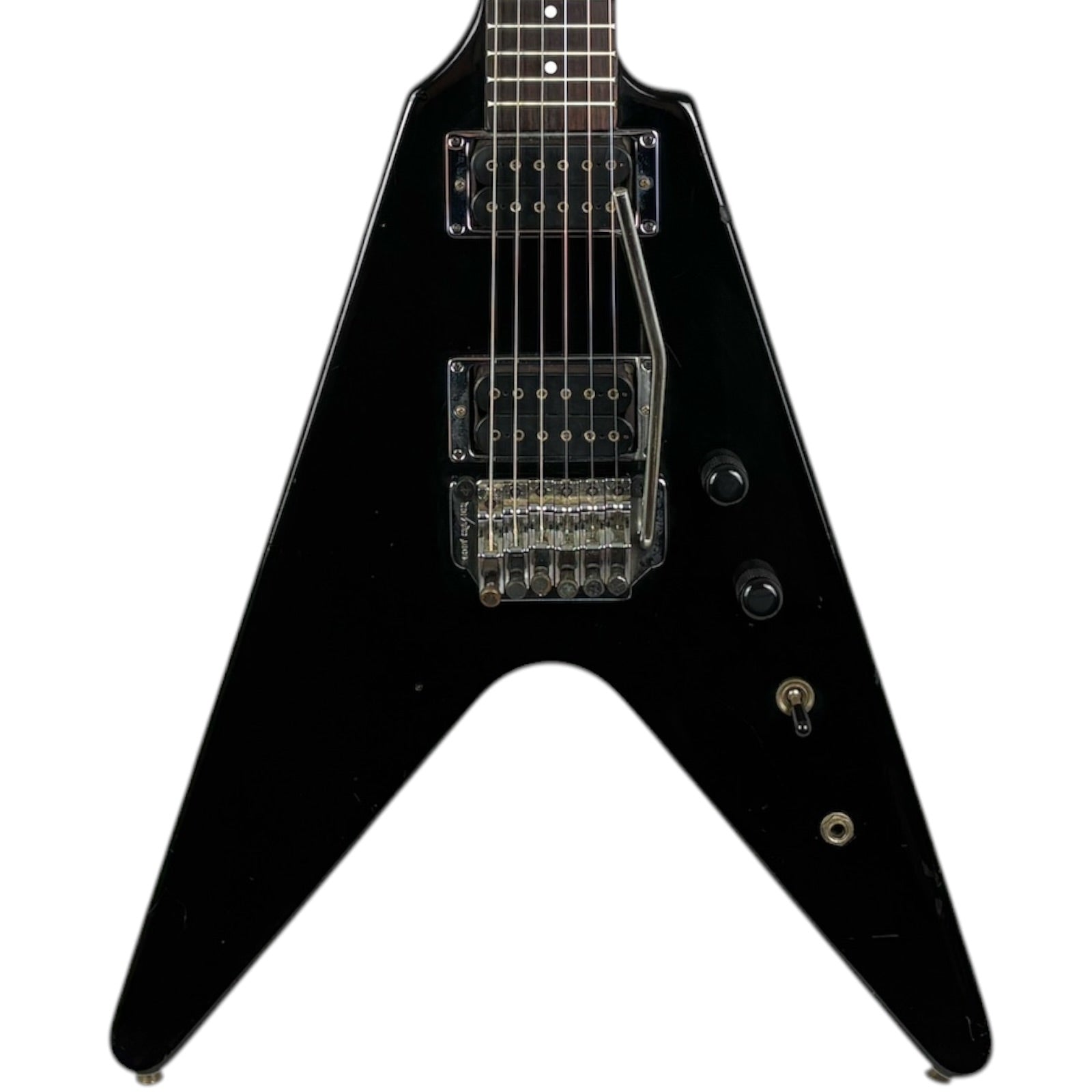 Fernandes Flying V - Чёрный – Pat´s Guitars