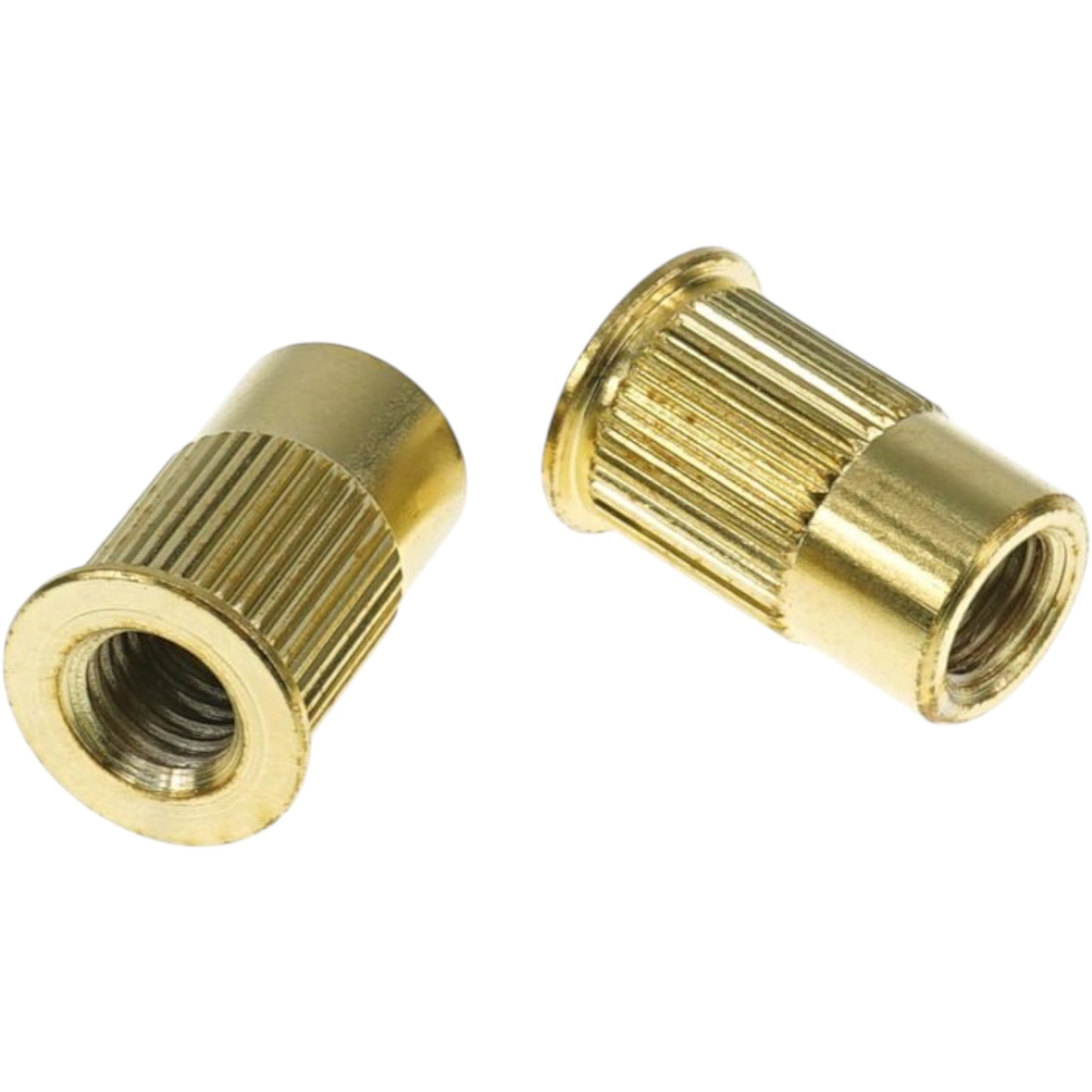 Faber TPI-B-MGG Faber 8 mm metriske tailpiece-indlæg (par) stål, guldbelagt, blank