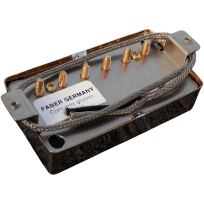 Faber PUPCG-BGG Faber Pickup Concerto Grosso -Bridge- Classic '59 PAF -hand wound- Germany, Gold-plated cover