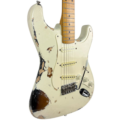 Fender Japan 57 Reissue Stratocaster Heavy Relic 1997-2000 - Vintage White