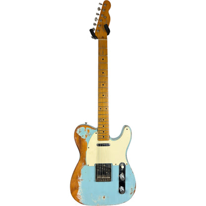 Fender Japan 52 Reissue Telecaster 1990-1991 - Bleu - Relicage prononcé