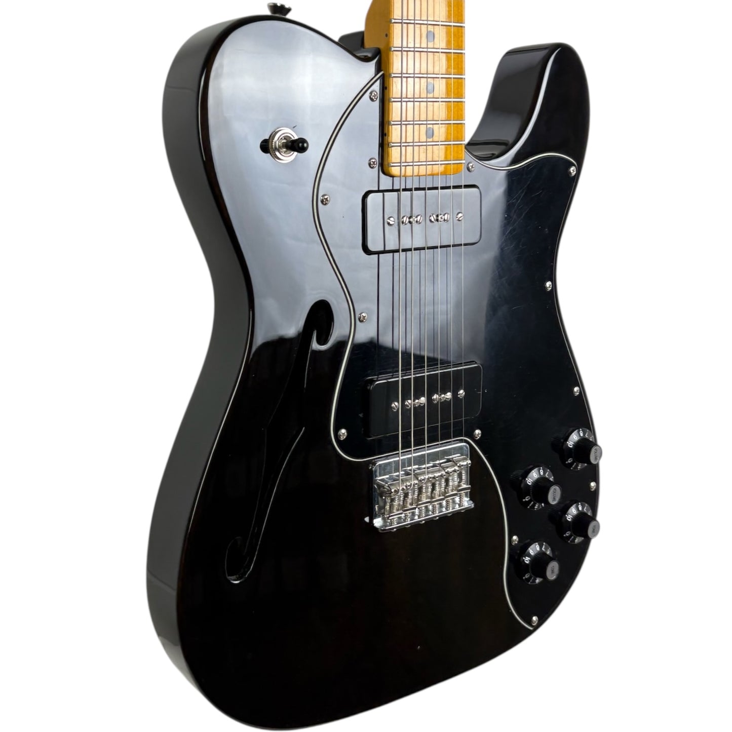 Fender Modern Player Telecaster Thinline Deluxe 2014 – Czarny Transparentny