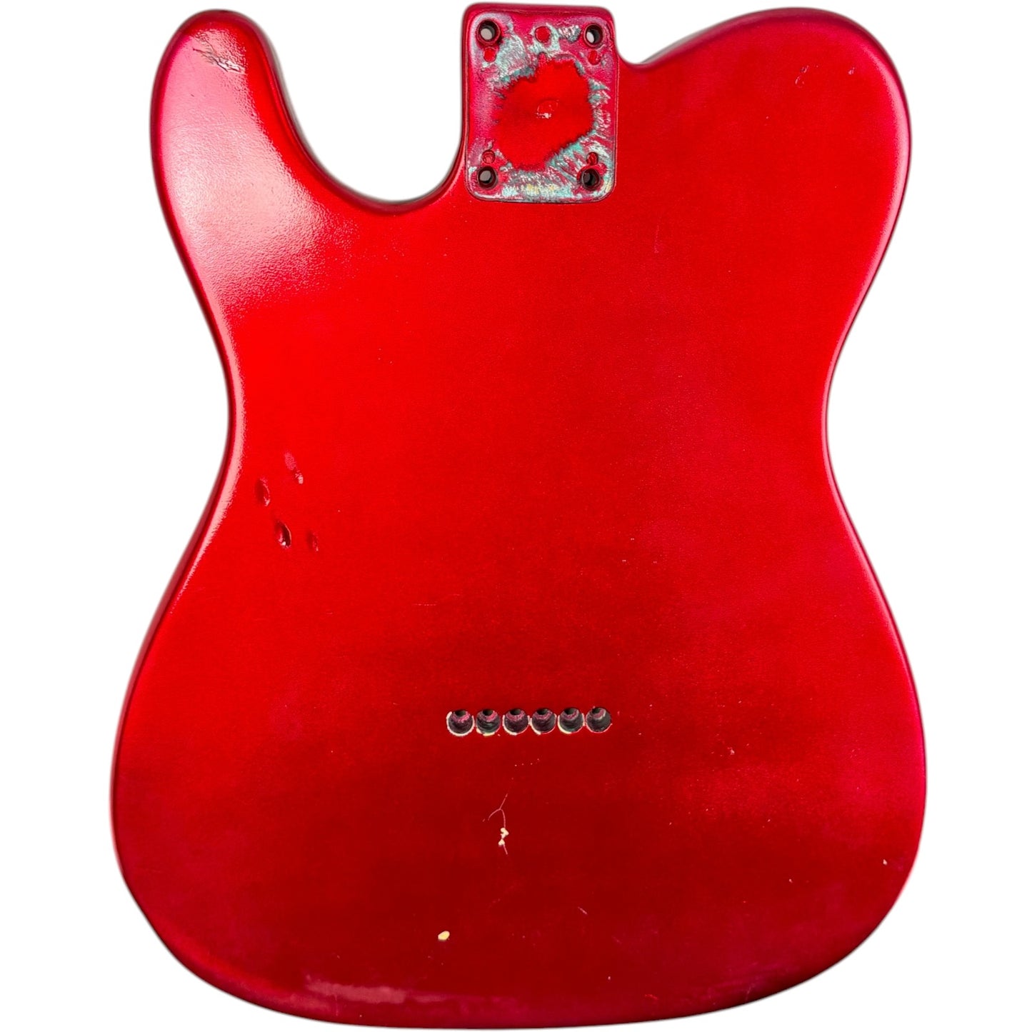 Fender Japan Telecaster-body – rood overgespoten