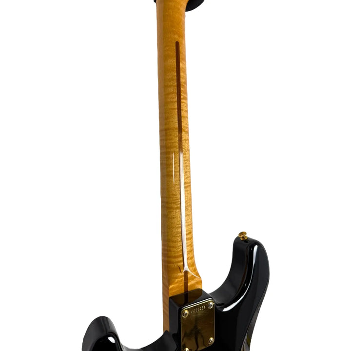 Fender Custom Shop Stratocaster 1990 - Black matching Headstock Fender