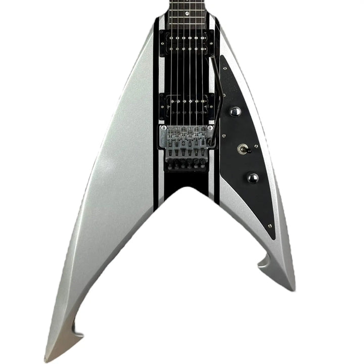 ESP LTD GL-600V SuperV George Lynch Signature - Metallic Silver ESP LTD