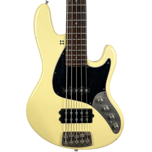Sandberg California Bass 5-String 2018 - Vintage White - Factory Soft Aged
