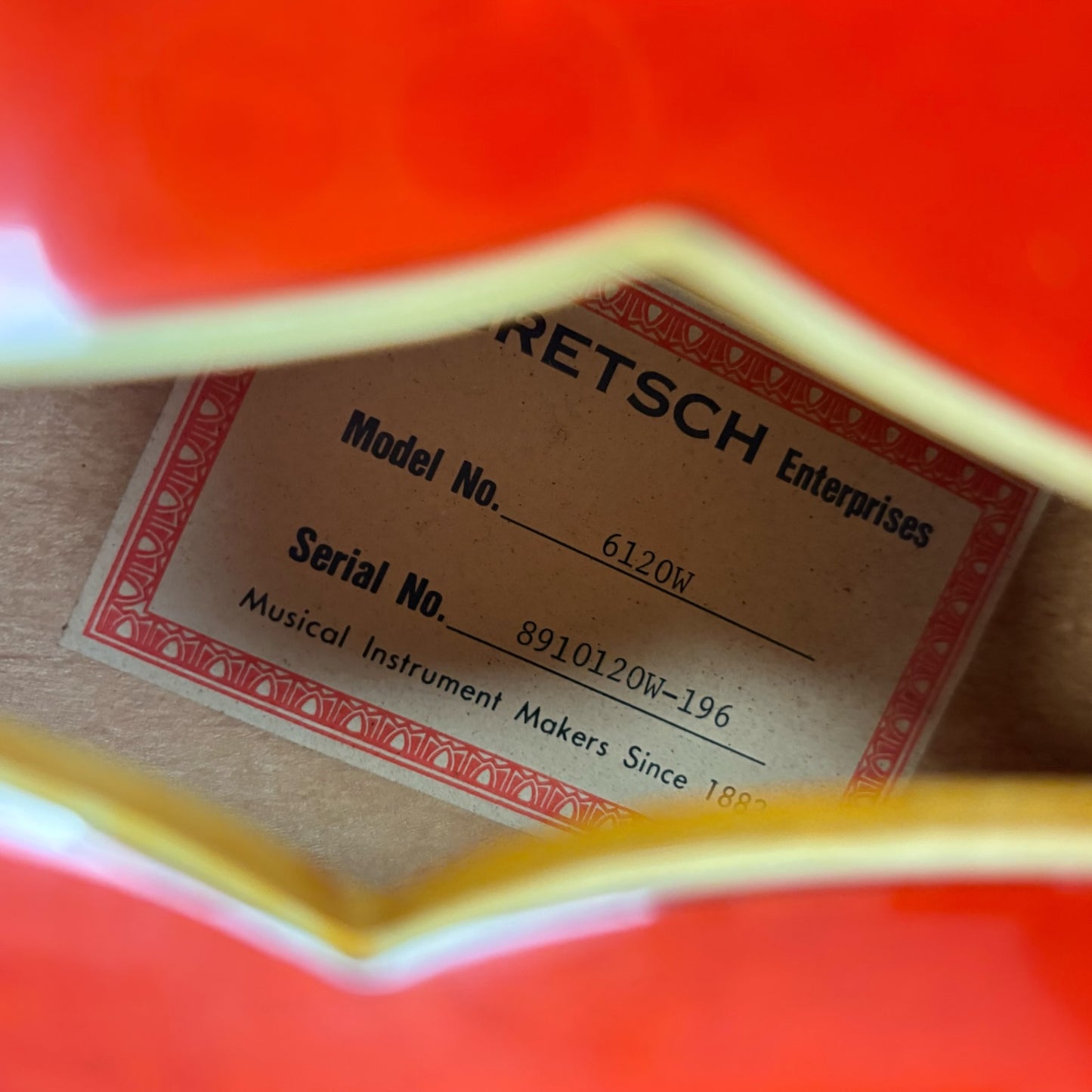 Gretsch 6120W 1989 – oranžový lak