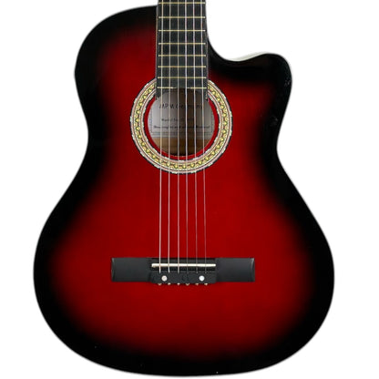 MPM Germany Akustikgitarre - Dark Red Burst