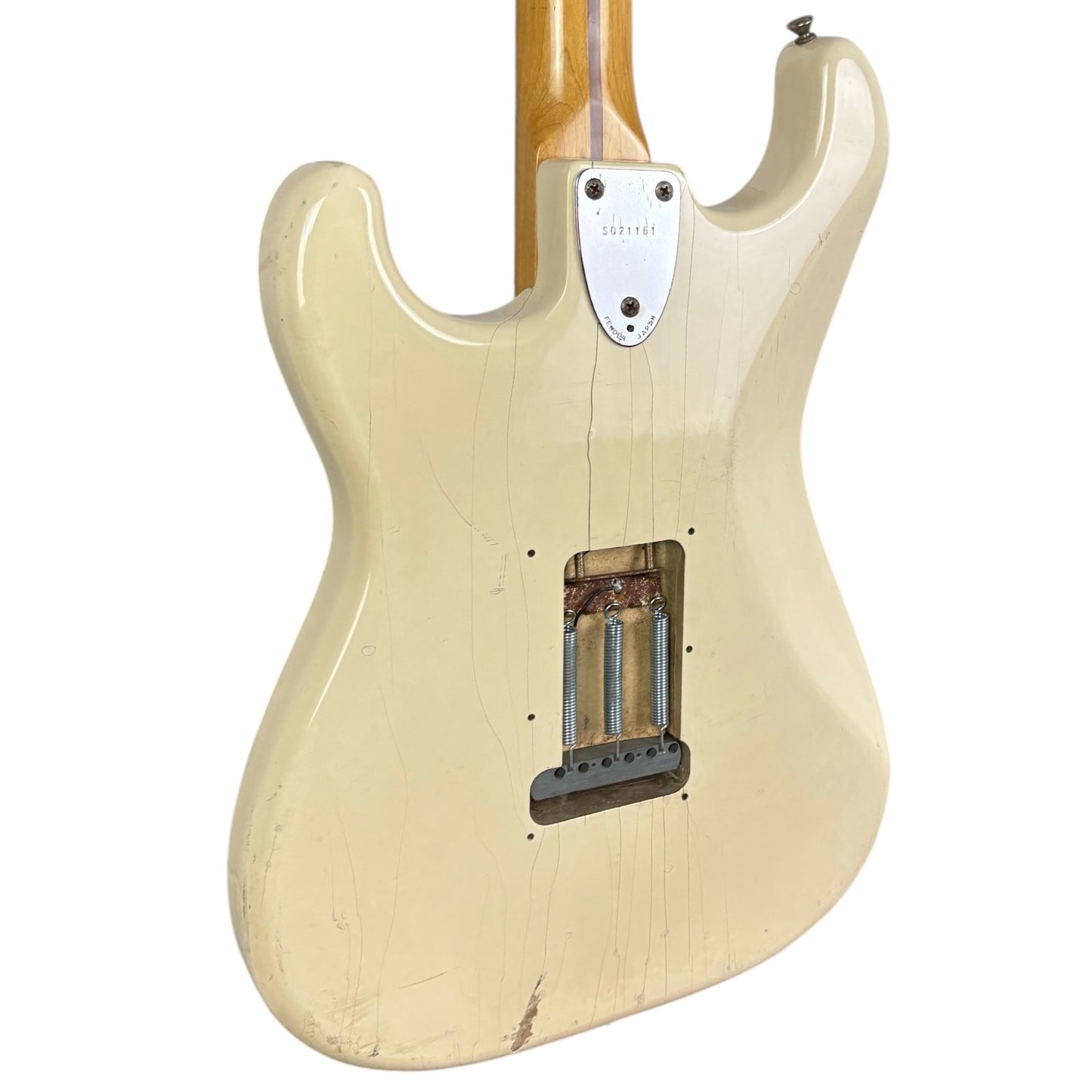Squier by Fender Japan ST-398 72 Reissue Stratocaster 1983–1984 – Vintage White