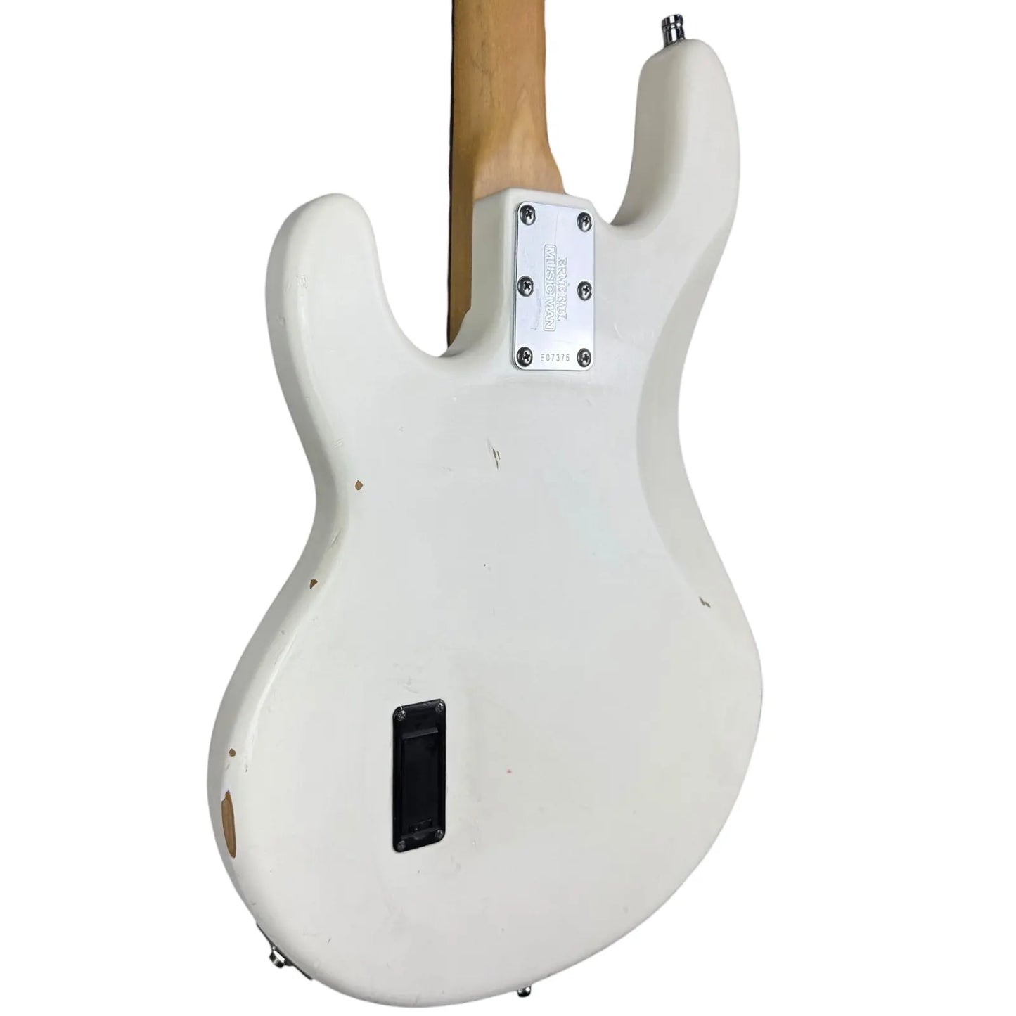 Music Man by Ernie Ball Stingray EX 1999 - White Music Man Ernie Ball