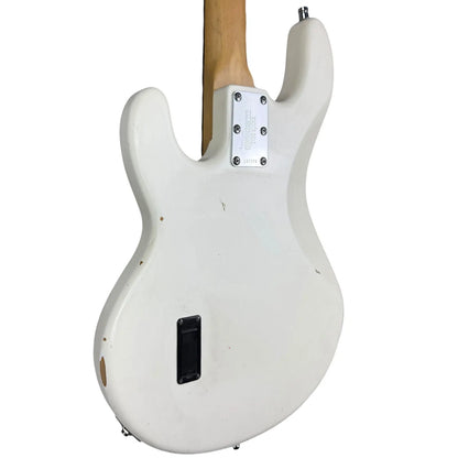 Music Man by Ernie Ball Stingray EX 1999 - White Music Man Ernie Ball