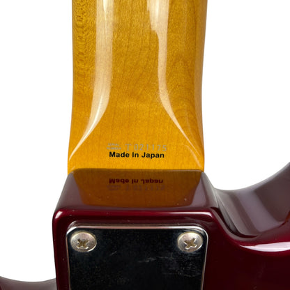 Fender Japan Jazz Bass Réédition Années 60 1994-1995 - Rouge Vieux Candy Apple