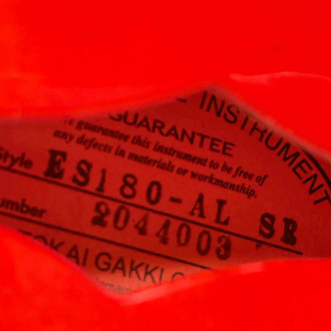 Tokai ES180-AL Alvin Lee Signature Model 2020 - Cherry Pat´s Guitars