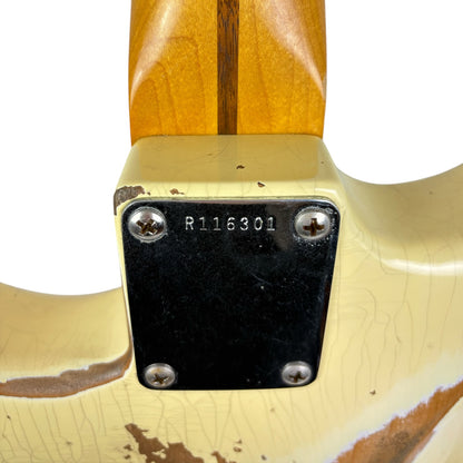 Fender Custom Shop 56 Reissue Stratocaster 2021 - Scalloped - Vintage White - Relic