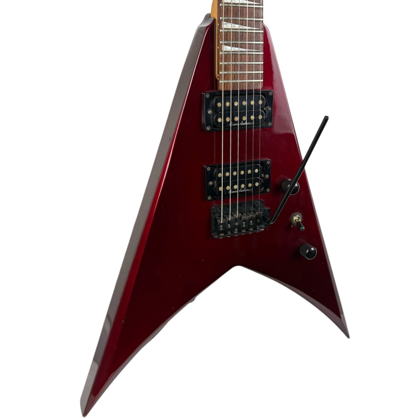 Team G.J. Grover Jackson Flying V - Rouge Vin