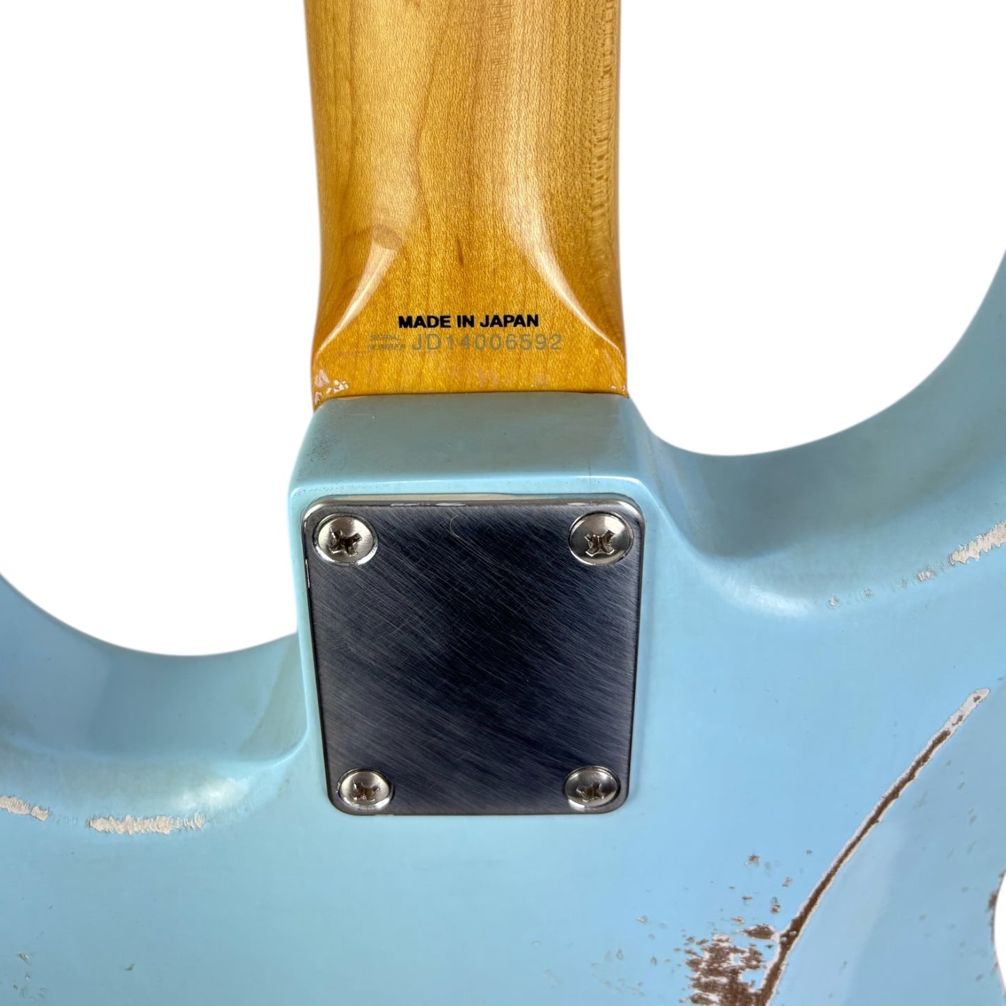 Fender MJT 62 Réédition Stratocaster - Bleu Sonique - Heavy Relic