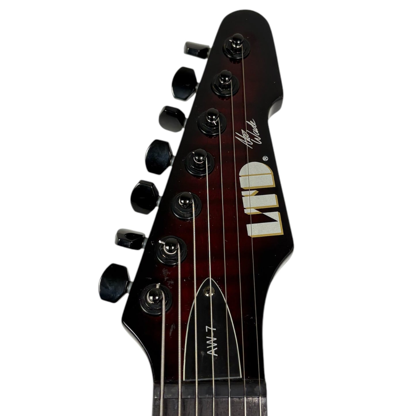 ESP LTD Alex Wade signaturmodel AW-7 2012 – blodrød sunburst