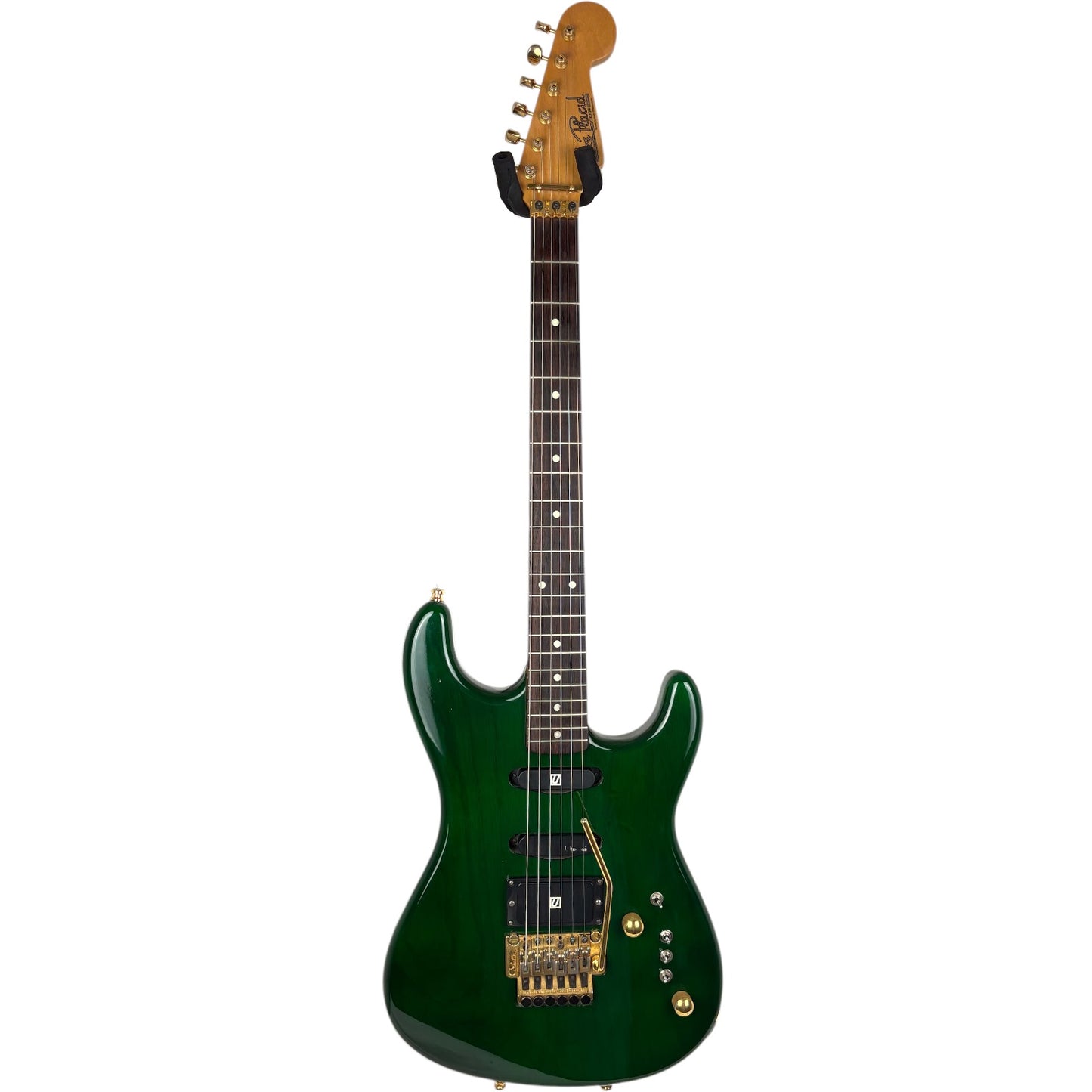 Lake Placid Custom par Andre Waldenmaier HSS Floyd Rose 1995 - Vert Transparent