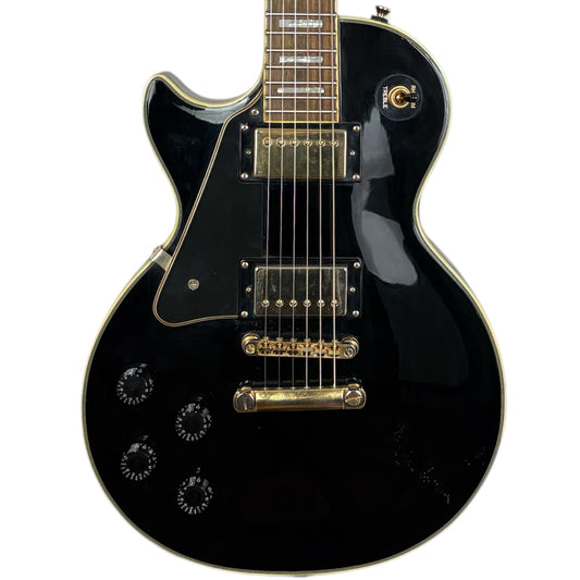 Epiphone Les Paul Custom balkezes 2006 – ébenfekete
