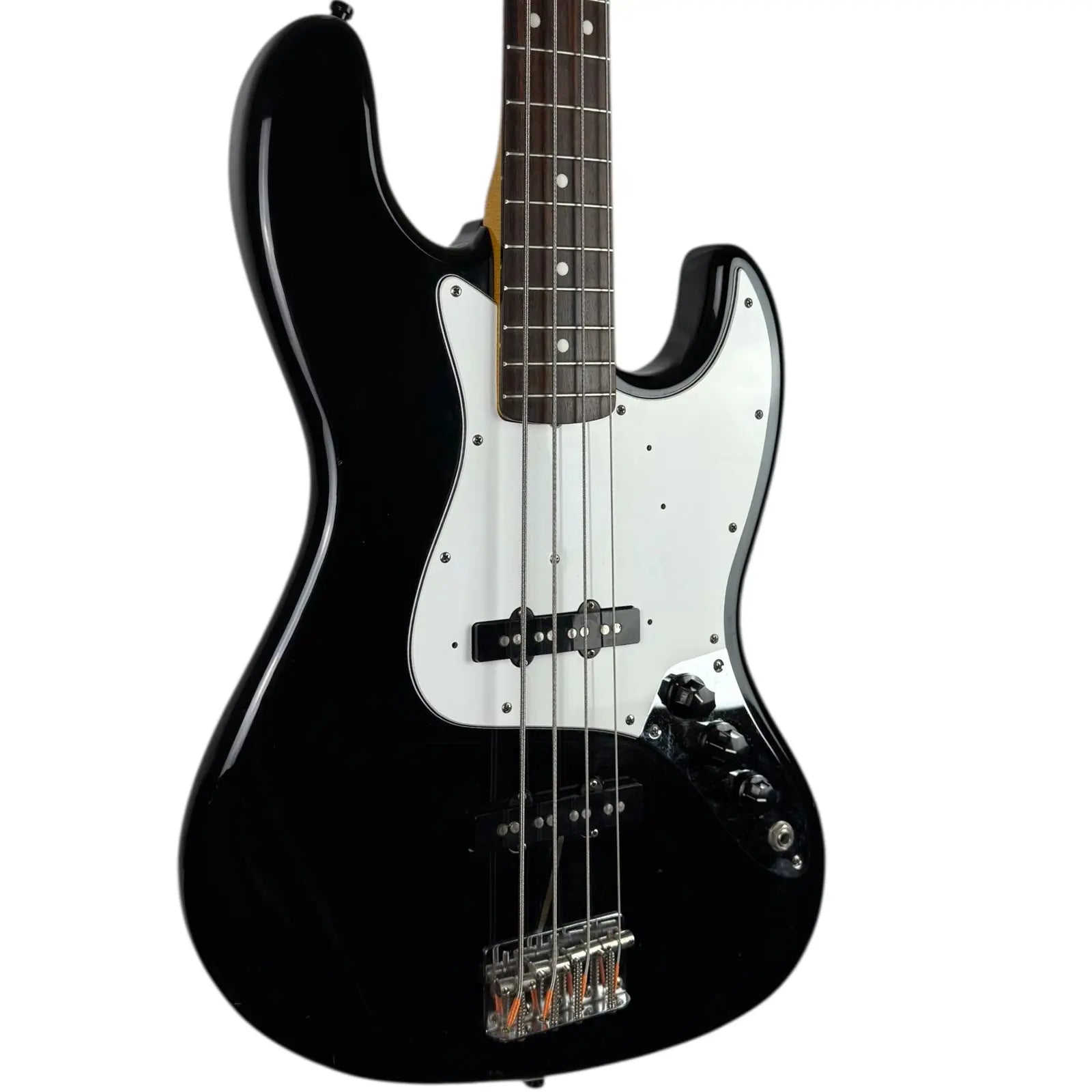 Fender 日本Jazz Bass 1999-2002 - 黑色- Pat的吉他– Pat´s Guitars