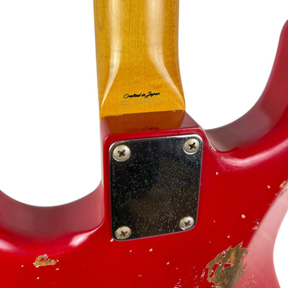 Fender MJT 60年代复刻版 Stratocaster - 达科他红 - 重度复古风格