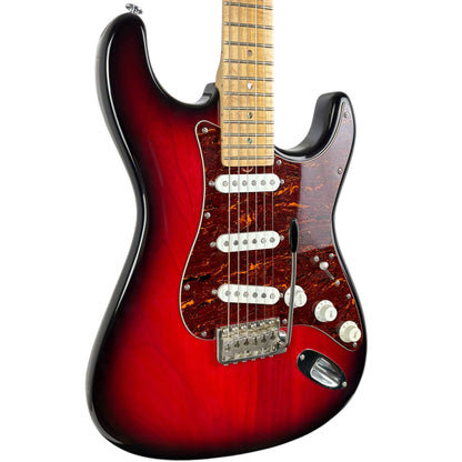 Faber FA130S-CHM-SSS Stratocaster – Dark Cherry Sunburst