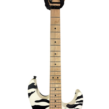 Charvel Pro Mod DK22 Satchel Signature 2021 – Сатенено бяло „Бенгалски тигър“
