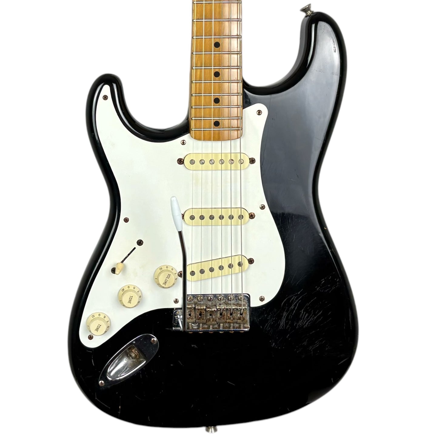 Fender Japan 57 Reissue Stratocaster ST-57L levá 1993-1994 - černá